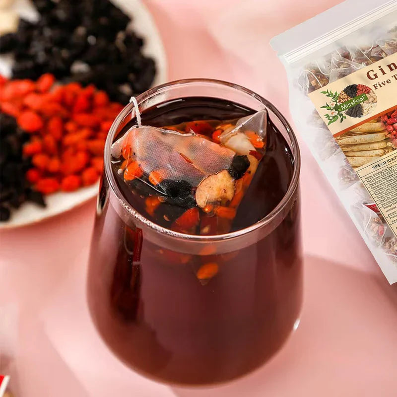 🍵🌿✨ Ginseng Five Treasure Tea ✨🌿🍵